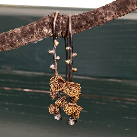 Unique drop earrings